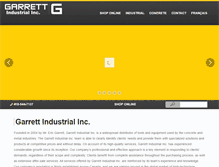 Tablet Screenshot of garrettind.com